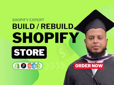 I will design a modern clothing and fashion shopify store or web