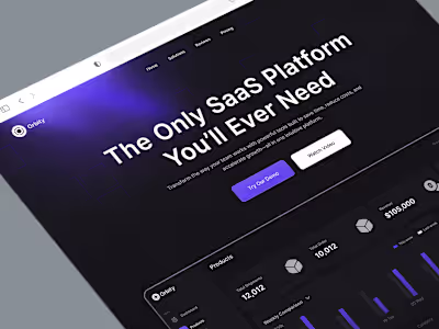 Orbity – SaaS Platform Design & Framer Development