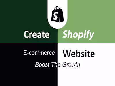 Create Shopify ecommerce stores that drive growth