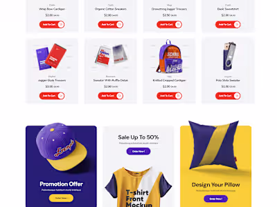 E commerce store