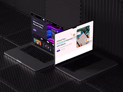 Adluna: Productivity Platform UI/UX Design 