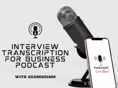 Interview Transcription for Business Podcast