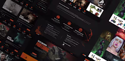 Web design for an art