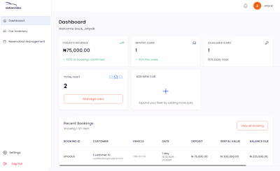 Notion Rides – Car Rental Web App I worked as a Frontend Dev...