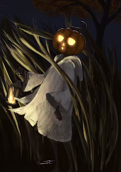 Pumpkin Guy Illustration