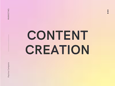 content creation