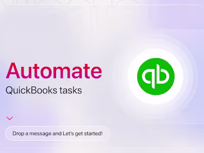 Automated QuickBooks Tasks