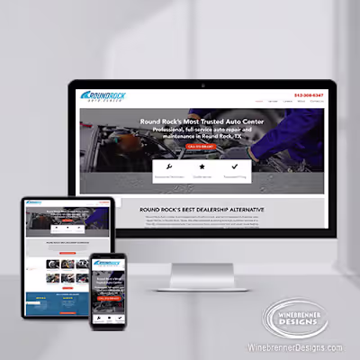 Round Rock Auto Center | Auto Repair Center Website