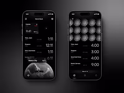 World Clock iOS