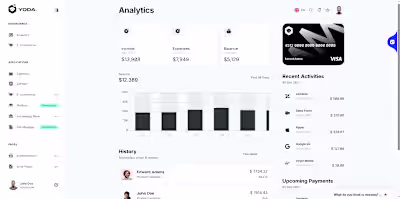 Multi-Functional Admin Dashboard Development