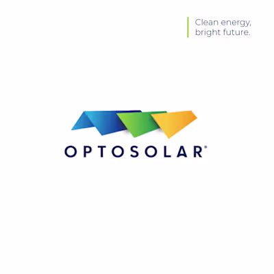 Solar logo design for Optosolar
