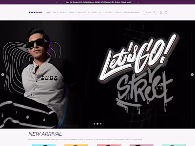 Shopify Website Dev- wearduds