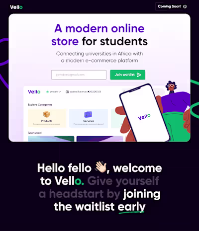 Development of Velo: Student Business Platform