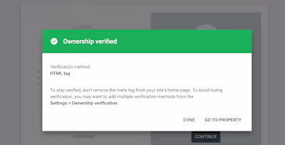 Google Ownership Verification