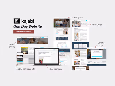 One-Day Kajabi Website for Pathway Discipleship