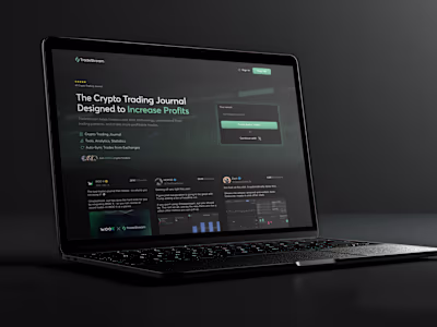 Landing Page Redesign - TradeStream
