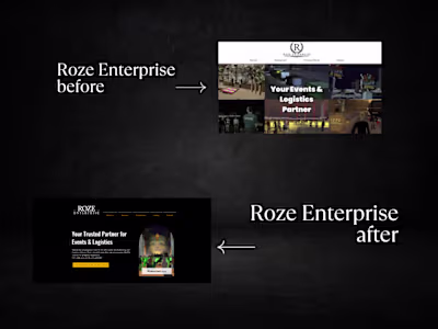 Website Rebranding | www.roze-enterprise.com