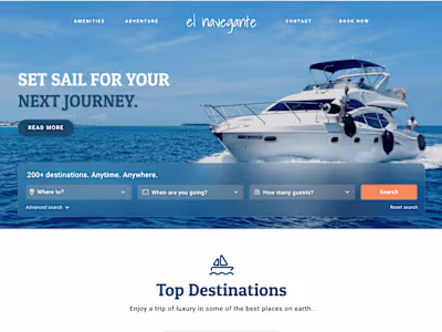 "El Navegante" Yacht (Concept)