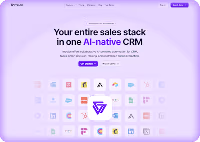 Impulse CRM Website Design