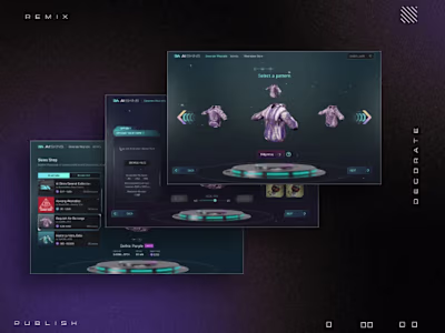 AI Skins (Web Development + Three.js)