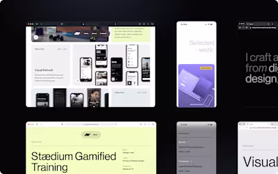 Portfolio Website Design in Framer