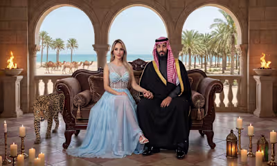 This Photoshop artwork by George Antoni presents a regal, ci...