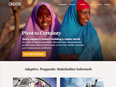 NGO Website Rebrand, UX/UI Prototype, Design and Development