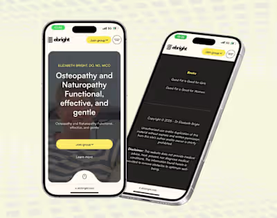Webflow website design & development - Doctor's website