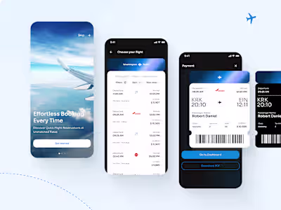 Booking Mobile App Design