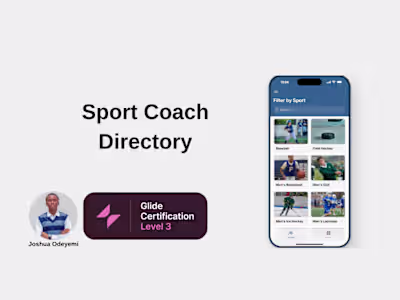 Sport Coach Directory Development