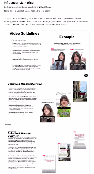 Influencer Marketing — Mindtrip.ai ✨