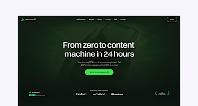 HanumanAI's Landing Page