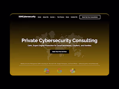 IAMCybersecurity - Website Design & Development