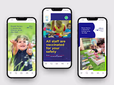 Blossom Nursery campaign ads