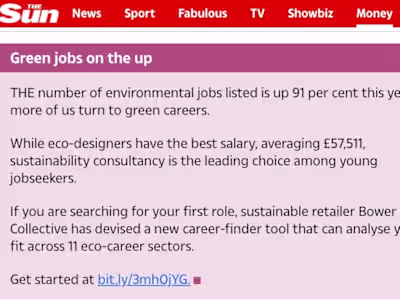 DATA JOURNALISM: Environmental Career Finder 