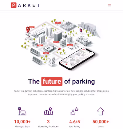 Smart parking IoT platform providing