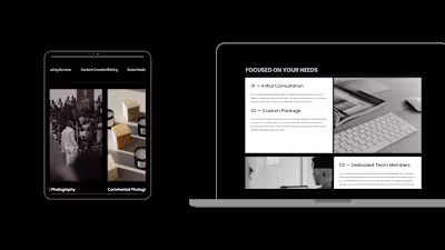 B.A. Media & Consulting Web Design