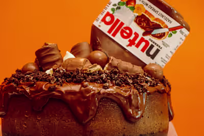 Overload Nutella Cheesecake Photography 