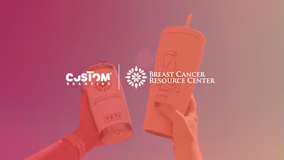 Product collab Breast Cancer Resource Center X Custom Branding