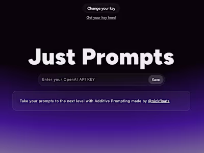 Just Prompt: Unleash Powerful AI Prompts