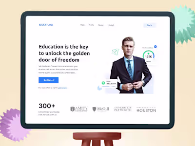 E-Learning Website for Students