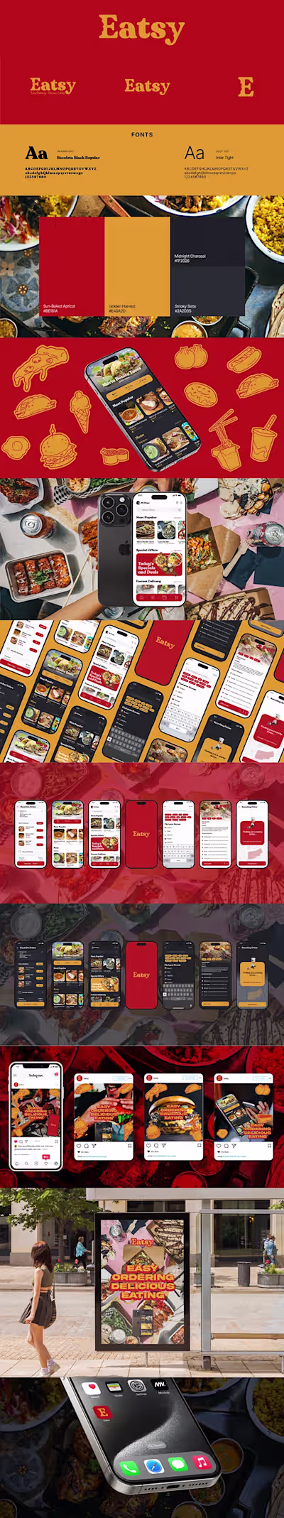Food Delivery App UI & Visual Identity
