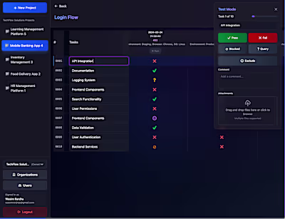 Design and Development of TestFlow QA Management Platform