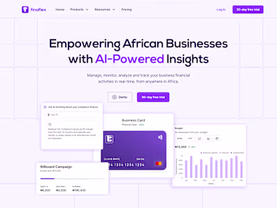 Finaflex website (Figma design)