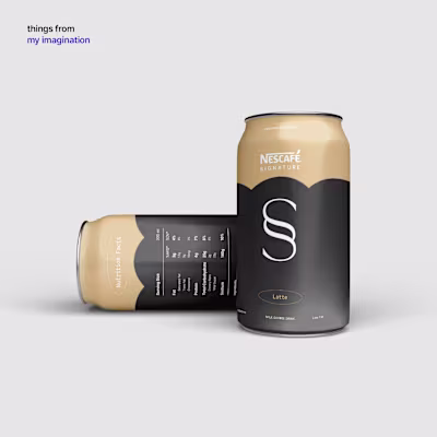 Nescafe Canned Coffee Packaging Design