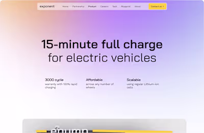 Exponent Website