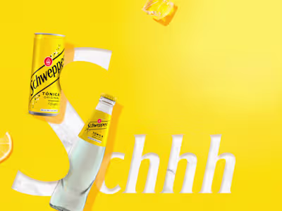 Schweppes Presentation Design 