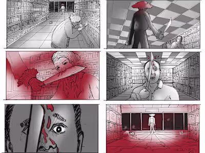 Short film storyboard