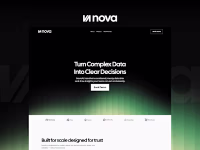 NovAI Website Design and Development Project
