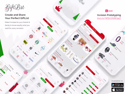 My GiftList App Design
